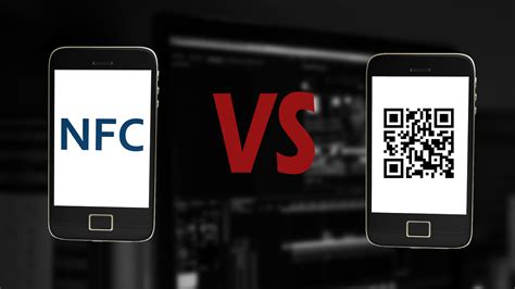 nfc vs qr code business card|nfc tag qr code.